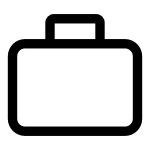 Large Suitcase SVG Icon